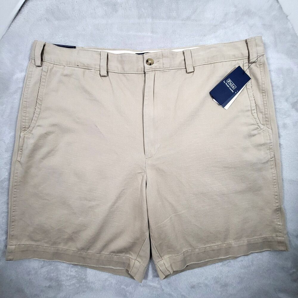 Polo Ralph Lauren Salinger Chino Shorts Mens 40 Tan Khaki Straight Fit NWT